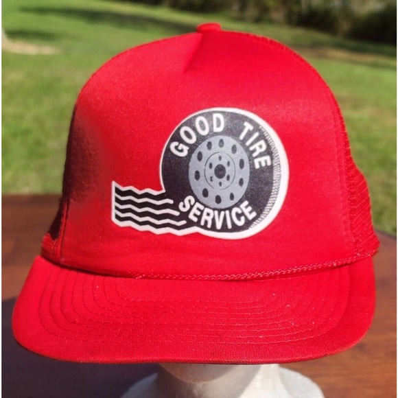 Good Tire Service Mohr Trucker Hat Mesh Snapback Rope Vintage - Picture 2 of 6